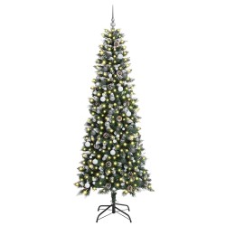 Sapin de Noël artificiel Vert 240 cm PVC, plastique et acier 547009547009