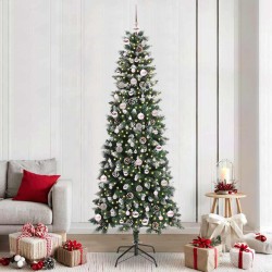 Sapin de Noël artificiel Vert 240 cm PVC, plastique et acier 547010547010