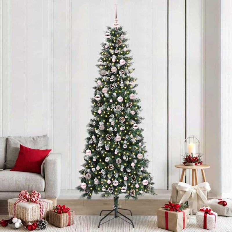 Sapin de Noël artificiel Vert 240 cm PVC, plastique et acier 547010547010