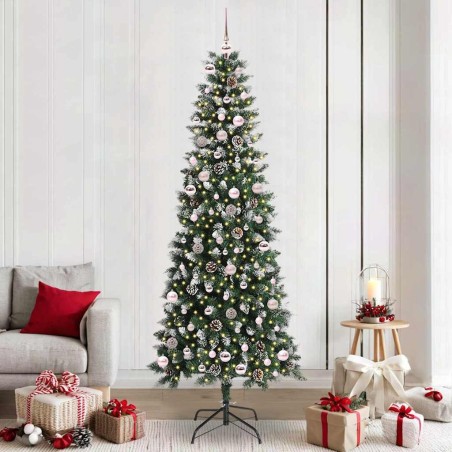 Sapin de Noël artificiel Vert 240 cm PVC, plastique et acier 547010547010