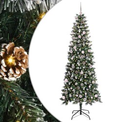 Sapin de Noël artificiel Vert 240 cm PVC, plastique et acier 547010547010