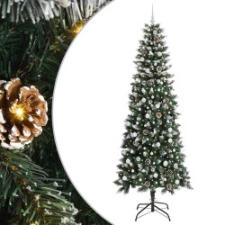 Sapin de Noël artificiel Vert 240 cm PVC, plastique et acier 547011547011