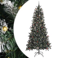 Sapin de Noël artificiel Vert 240 cm PVC, plastique et acier 547012547012