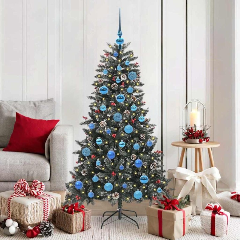 Sapin de Noël artificiel Vert 150 cm PVC, plastique et acier 547013547013