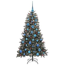 Sapin de Noël artificiel Vert 150 cm PVC, plastique et acier 547013547013