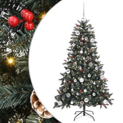 Sapin de Noël artificiel Vert 150 cm PVC, plastique et acier 547015547015