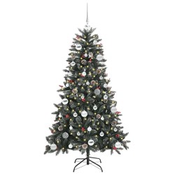 Sapin de Noël artificiel Vert 150 cm PVC, plastique et acier 547015547015