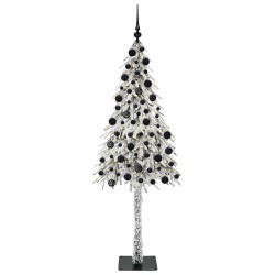 Sapin de Noël avec 300 LED Blanc 210 cm PE et Acier 547016547016