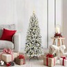Sapin de Noël artificiel avec 150 LED avec support Blanc 120 cm 547017547017