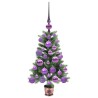 Sapin de Noël avec 150 LED avec support Vert 65 cm PE 547020547020