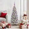 Sapin de Noël artificiel avec 150 LED avec support Blanc 120 cm 547021547021