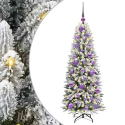 Sapin de Noël artificiel avec 150 LED avec support Blanc 120 cm 547021547021