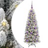 Sapin de Noël artificiel avec 150 LED avec support Blanc 120 cm 547021547021