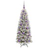 Sapin de Noël artificiel avec 150 LED avec support Blanc 120 cm 547021547021