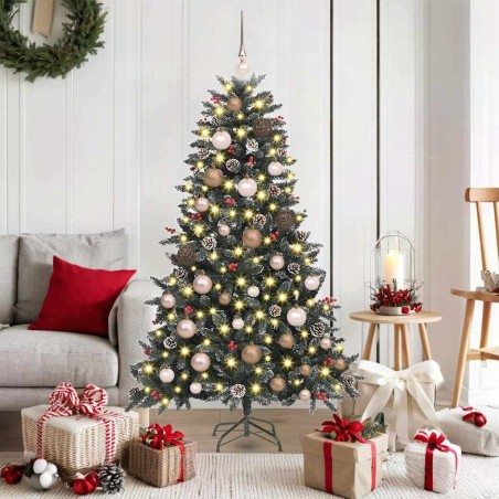 Sapin de Noël artificiel Vert 150 cm PVC, plastique et acier 547022547022