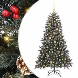 Sapin de Noël artificiel Vert 150 cm PVC, plastique et acier 547023547023