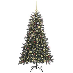 Sapin de Noël artificiel Vert 150 cm PVC, plastique et acier 547023547023