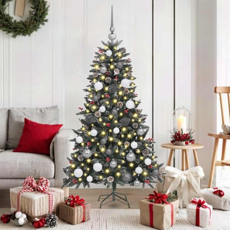 Sapin de Noël artificiel Vert 150 cm PVC, plastique et acier 547024547024
