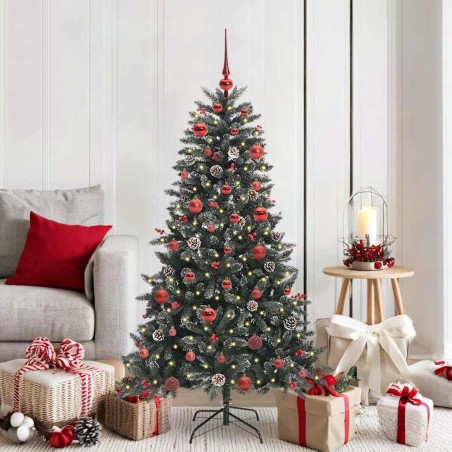 Sapin de Noël artificiel Vert 150 cm PVC, plastique et acier 547025547025
