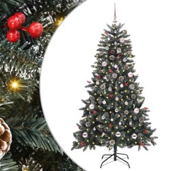Sapin de Noël artificiel Vert 150 cm PVC, plastique et acier 547027547027