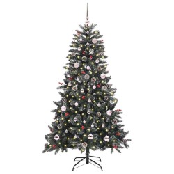 Sapin de Noël artificiel Vert 150 cm PVC, plastique et acier 547027547027