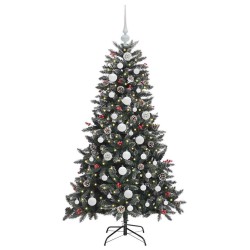Sapin de Noël artificiel Vert 150 cm PVC, plastique et acier 547028547028