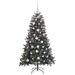 Sapin de Noël artificiel Vert 150 cm PVC, plastique et acier 547028547028