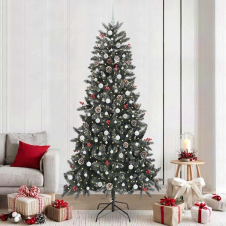 Sapin de Noël artificiel Vert 240 cm PVC, plastique et acier 547030547030