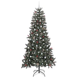 Sapin de Noël artificiel Vert 240 cm PVC, plastique et acier 547030547030