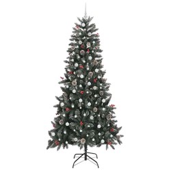 Sapin de Noël artificiel Vert 240 cm PVC, plastique et acier 547030547030