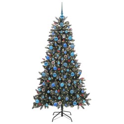 Sapin de Noël artificiel Vert 180 cm PVC, plastique et acier 547032547032