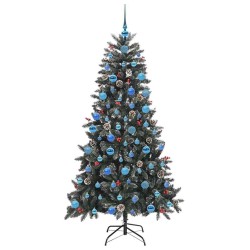 Sapin de Noël artificiel Vert 180 cm PVC, plastique et acier 547032547032
