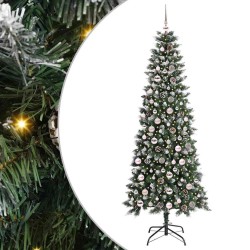 Sapin de Noël artificiel Vert 210 cm PVC, plastique et acier 547033547033