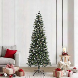 Sapin de Noël artificiel Vert 210 cm PVC, plastique et acier 547034547034