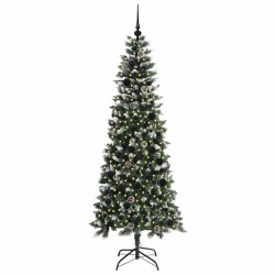 Sapin de Noël artificiel Vert 210 cm PVC, plastique et acier 547034547034