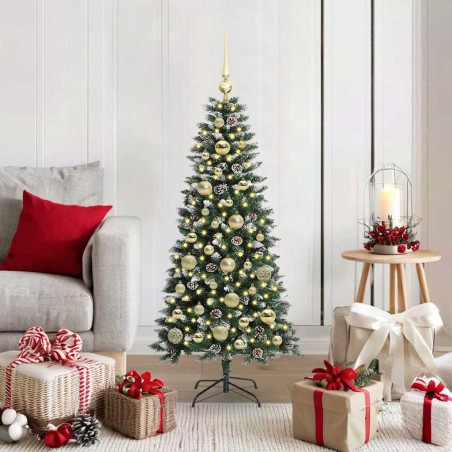 Sapin de Noël artificiel Vert 120 cm PVC, plastique et acier 547035547035