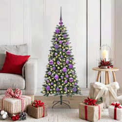 Sapin de Noël artificiel Vert 120 cm PVC, plastique et acier 547036547036