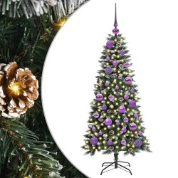 Sapin de Noël artificiel Vert 120 cm PVC, plastique et acier 547036547036