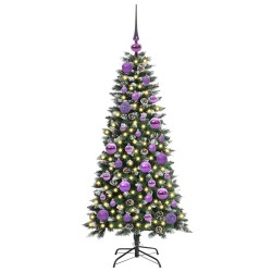 Sapin de Noël artificiel Vert 120 cm PVC, plastique et acier 547036547036