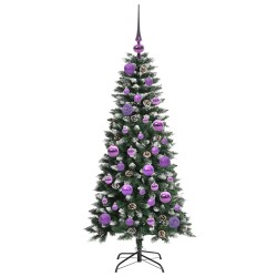 Sapin de Noël artificiel Vert 120 cm PVC, plastique et acier 547036547036