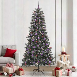 Sapin de Noël artificiel Vert 240 cm PVC, plastique et acier 547037547037