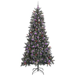 Sapin de Noël artificiel Vert 240 cm PVC, plastique et acier 547037547037