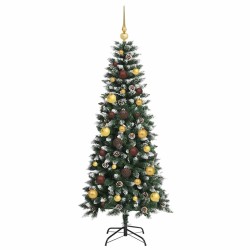 Sapin de Noël artificiel Vert 150 cm PVC, plastique et acier 547040547040