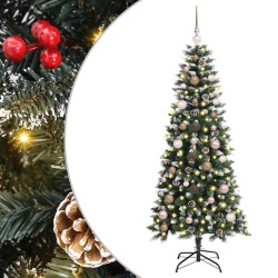 Sapin de Noël artificiel Vert 150 cm PVC, plastique et acier 547041547041