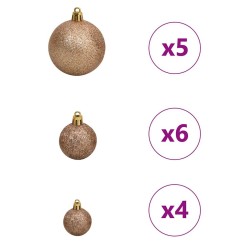 Sapin de Noël artificiel Vert 150 cm PVC, plastique et acier 547041547041