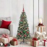 Sapin de Noël artificiel Vert 120 cm PVC, plastique et acier 547042547042
