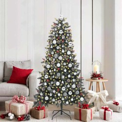 Sapin de Noël artificiel Vert 180 cm PVC, plastique et acier 547043547043
