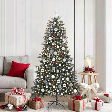 Sapin de Noël artificiel Vert 180 cm PVC, plastique et acier 547043547043