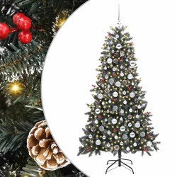 Sapin de Noël artificiel Vert 180 cm PVC, plastique et acier 547043547043