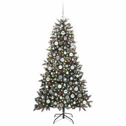 Sapin de Noël artificiel Vert 180 cm PVC, plastique et acier 547043547043